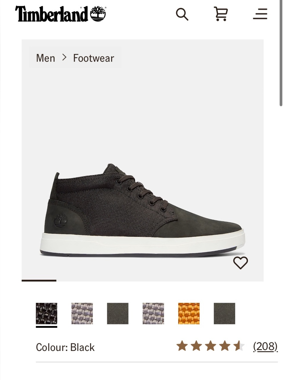 Timberland Men's Davis Square Sneaker